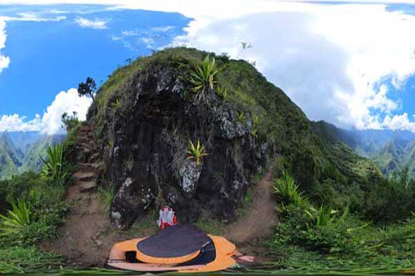 panorama 360° du cirque de Mafate à La Réunion