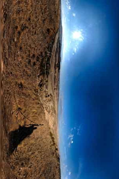les bardenas reales en panorama 360°, voyage en espagne