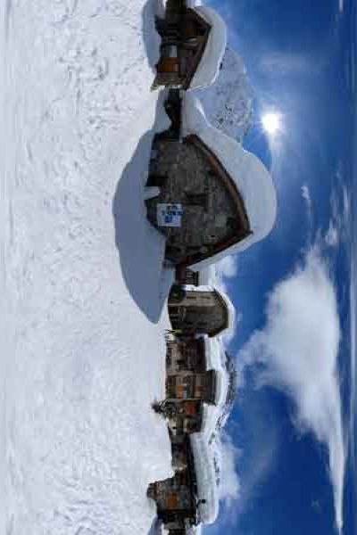 panoramas 360° du village de montagne de Bonneval sur Arc en Haute Maurienne, Savoie