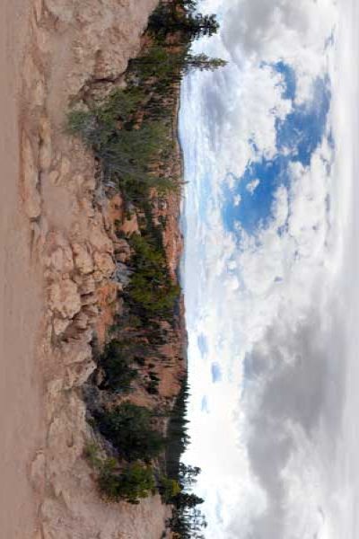 bryce canyon in panorama 360°, utah, usa