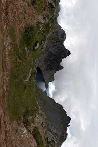lac du crozet en 360°, massif de belledonne en isère dans les alpes