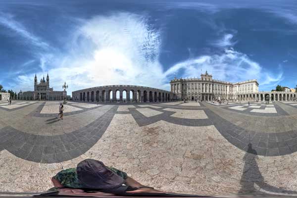 panoramas 360° du palais royal, Madrid