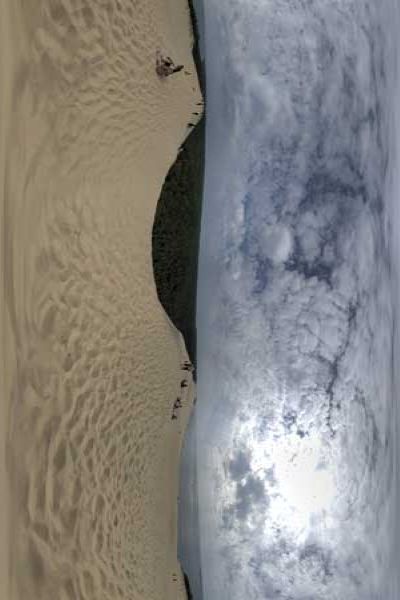 panoramas 360° from the summit of the dune of pyla in aquitaine