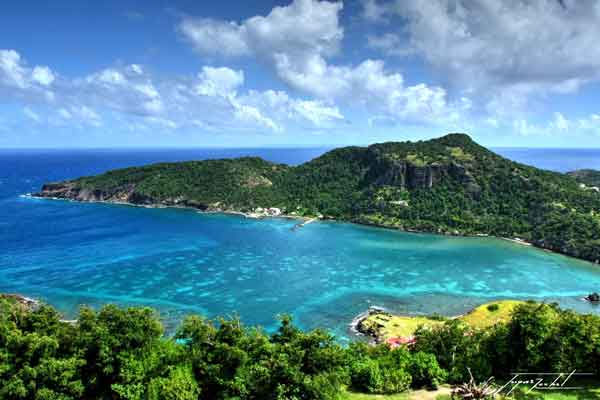 La Guadeloupe, ile des Saintes, terre de haut, les antilles Françaises