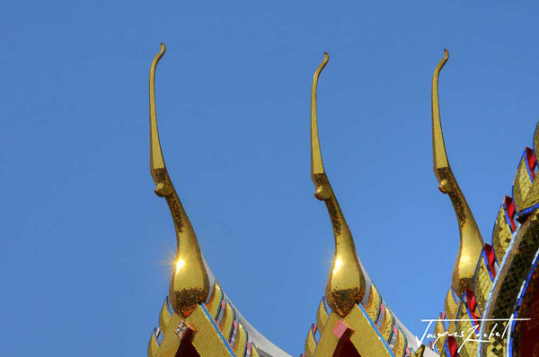 Wat Pho à Bangkok, détail de l'architecture
