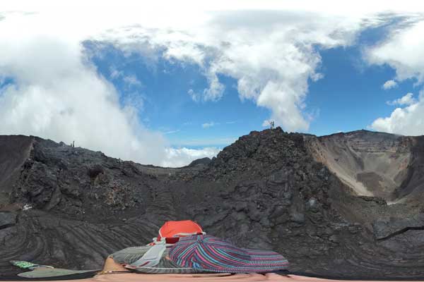 panorama 360° of Piton de la Fournaise, La Réunion