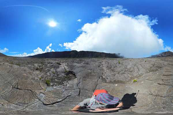 panorama 360° of Piton de la Fournaise, La Réunion