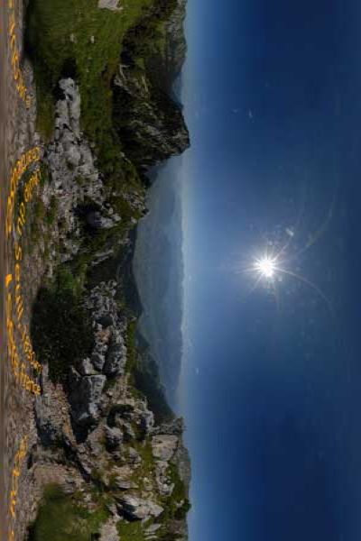 panorama 360° from l'aup du seuil in chartreuse