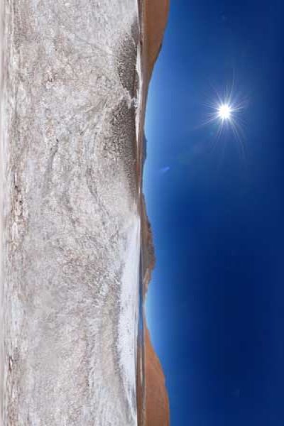 andean altiplano in panorama 360°, Atacama desert, Chile