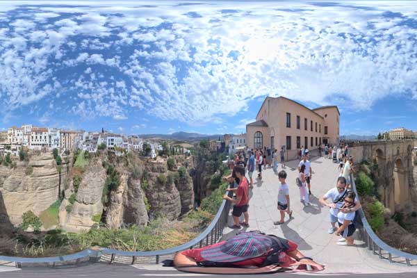 panoramas 360° of Ronda, Spain