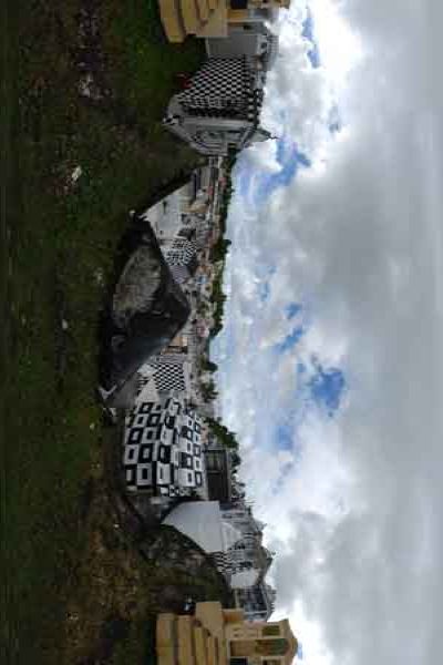 panorama 360° du cimetière de la Morne à l'eau en Guadeloupe