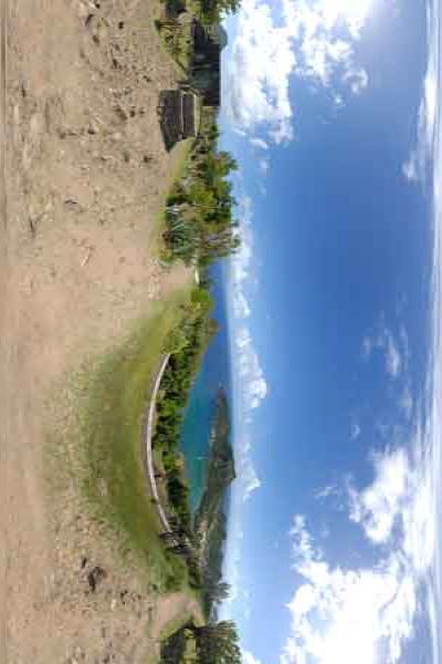 panorama 360° des Saintes depuis le fort napoléon en Guadeloupe