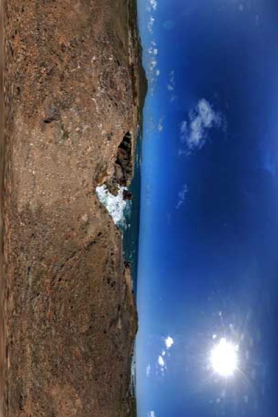 panorama 360° of the savane des pétrifications in martinique