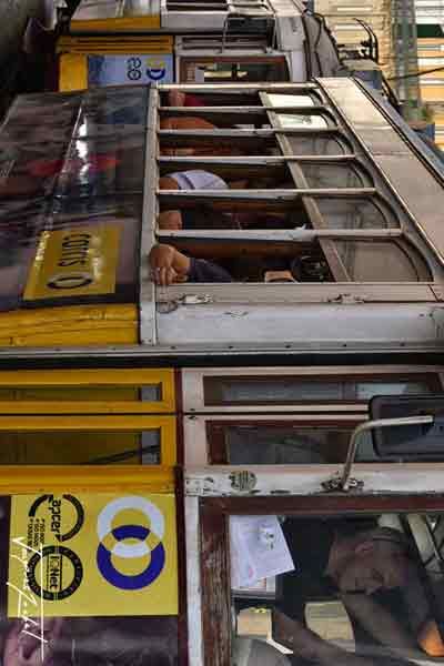 tramway a lisbone au portugal