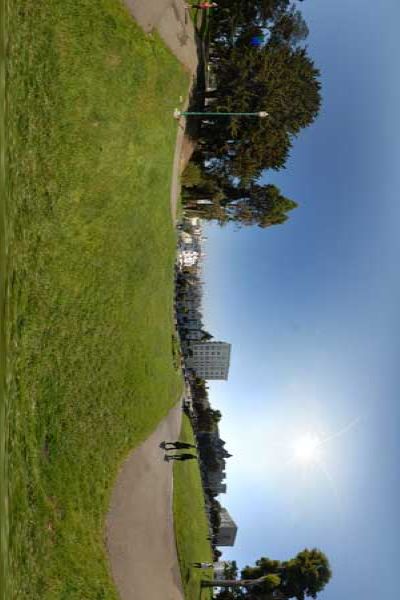 san francisco, alamo square in 360°