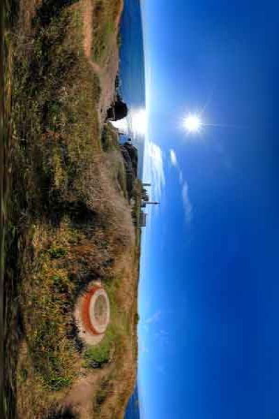panorama 360° de la pointe Saint Mathieu, finistère, Bretagne