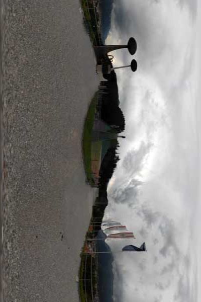 bergisel ski jumping hill in 360°, innsbruck in austria