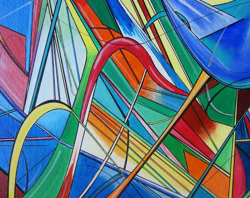 peinture abstrait