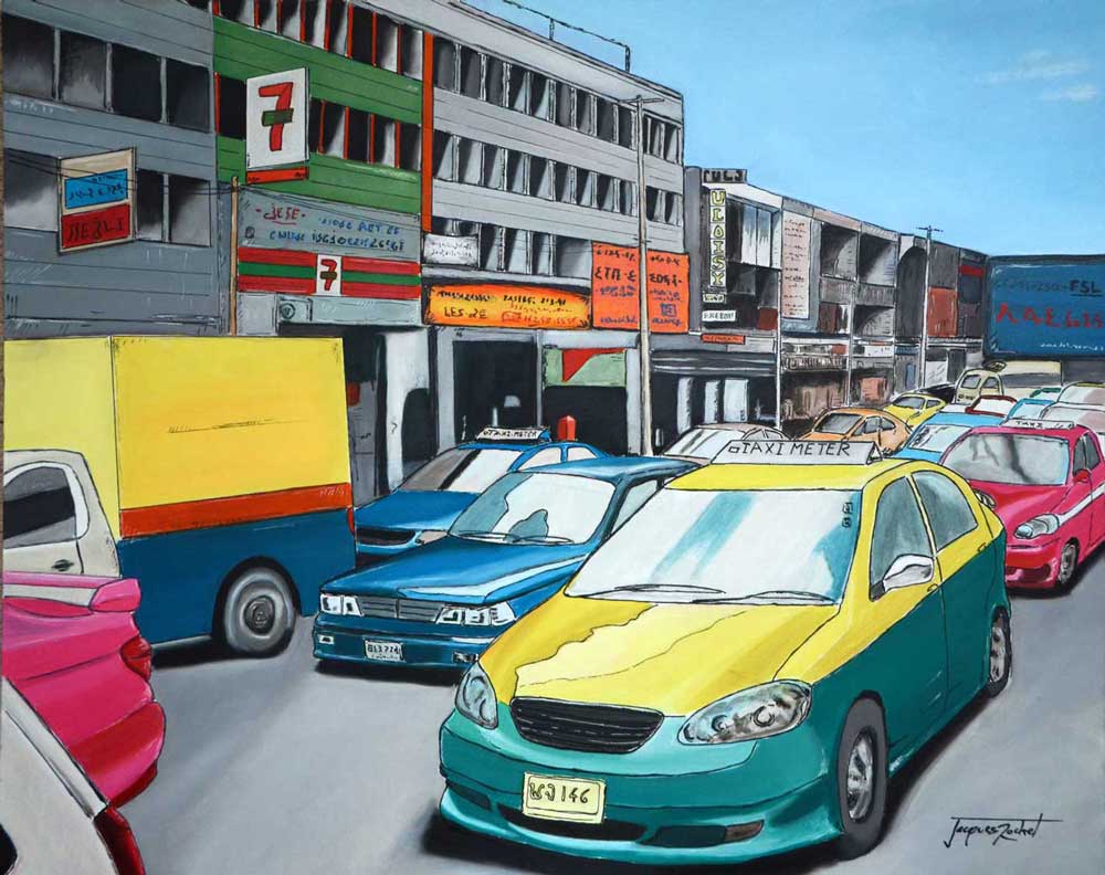 peinture voyage à Bangkok