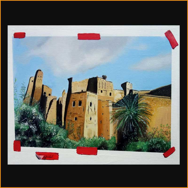 peinture de jacques rochet, maroc