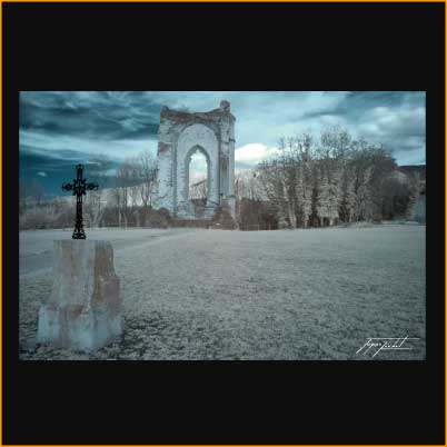 photo infrarouge, Illustration  numérique de jacques rochet