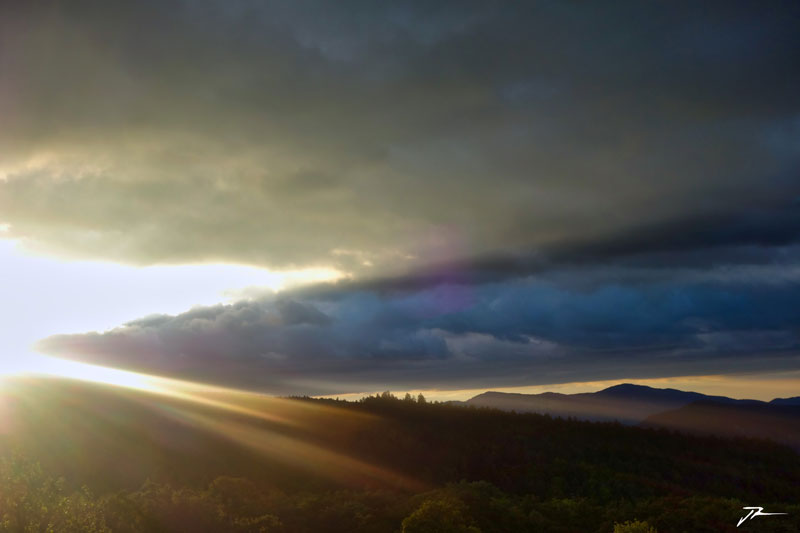 photo de lumière, nuages