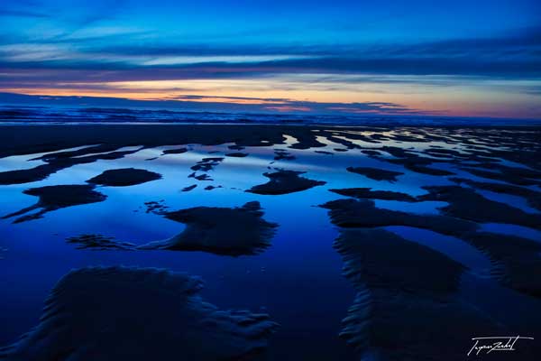 photographie de la mer, couché de soleil, surréalisme