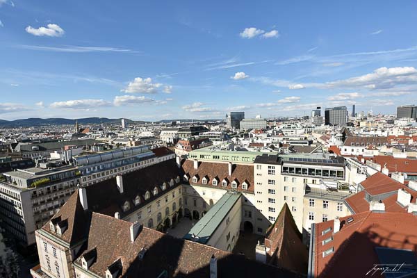 Vienne, vue depuis la cathédrale Saint-Étienne , Autriche