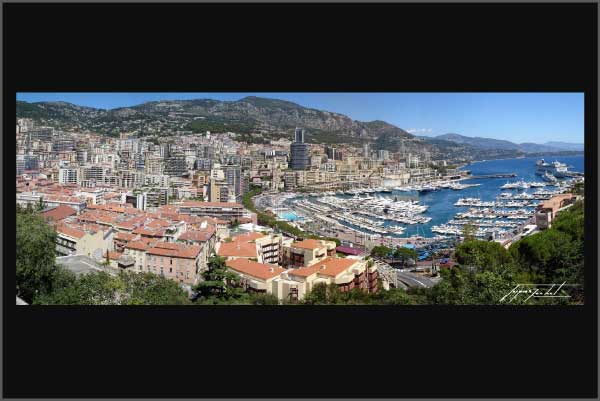panorama de la principauté de Monaco