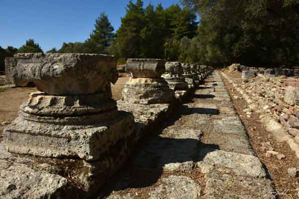 Olympie dans le Péloponnèse en grèce