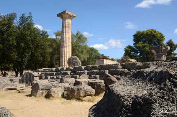 Olympie dans le Péloponnèse en grèce