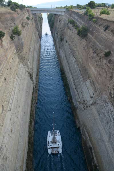 photos de la Grèce: canal de Corinthe