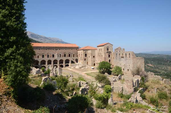 Mistra dans le Péloponnèse en grèce