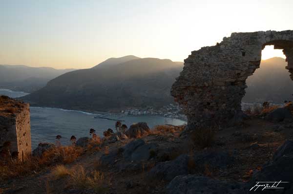 Monemvasia dans le Péloponnèse en grèce