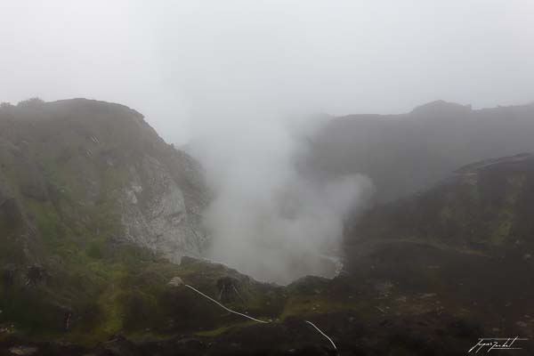 La Guadeloupe, volcan La Soufrière, les antilles Françaises