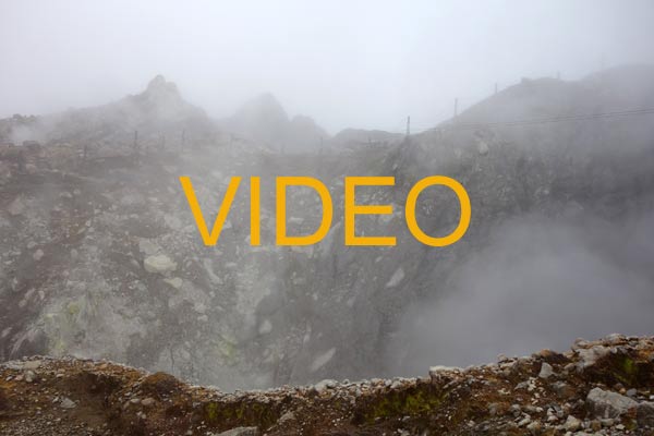 volcan de La Soufrière en Guadeloupe