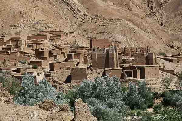 photos du Maroc, ksour et kasbahs dans l'Atlas