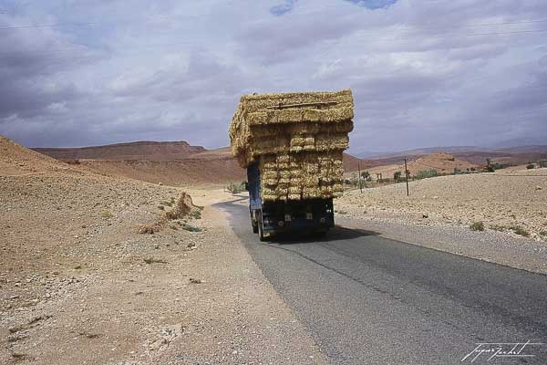 photos du Maroc, route dans le sud