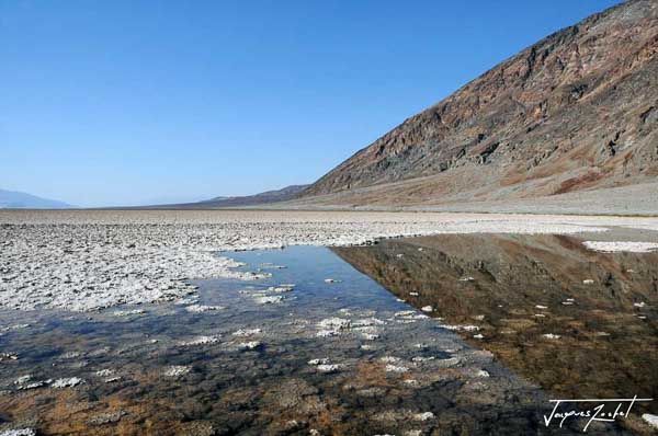 Death valley in california, bad weather is the lowest point within 80 m