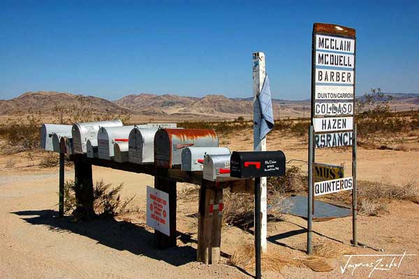 on the road, california