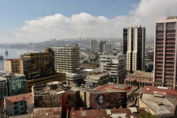 Photo du Chili, ville portuaire de Valparaiso