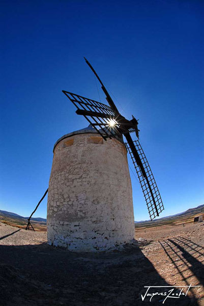 les moulins de Consuegra, province de Tolède en Espagne