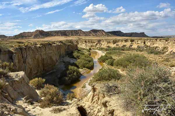 Desert of Bardenas Reales in Navarre, spain