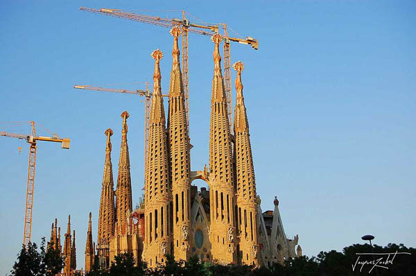 Barcelona, the Sagrada Familia of Antoni Gaudi