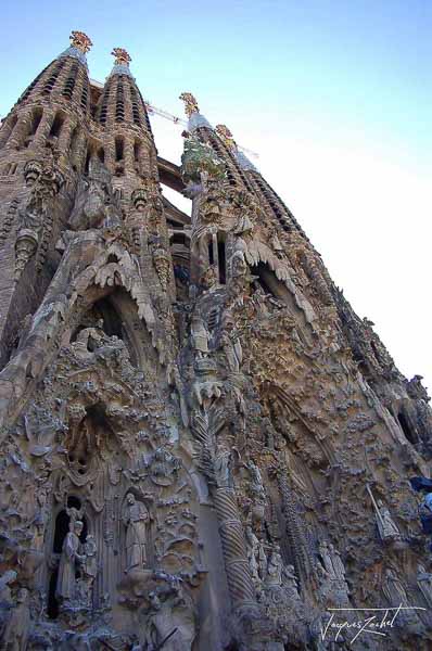  The Sagrada Familia of gaudi in barcelona, spain