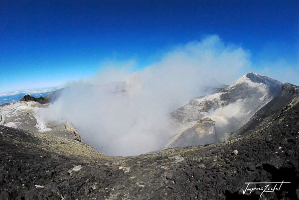 Sommet de l'Etna, cratère principal