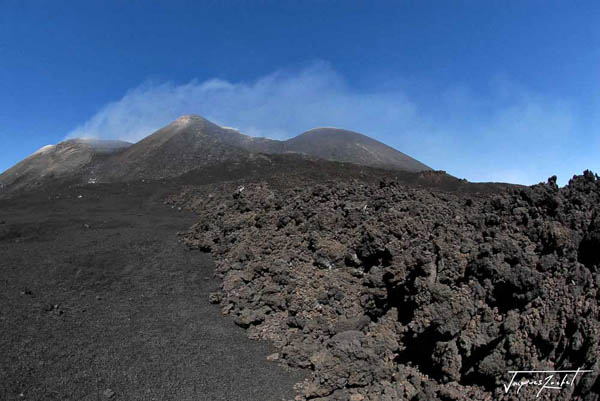 Sur les flancs de l'Etna en Sicile