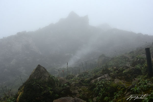 la soufrière en Guadeloupe, volcan des antilles Françaises