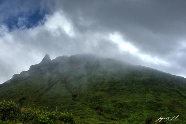 la soufrière en Guadeloupe, volcan des antilles Françaises