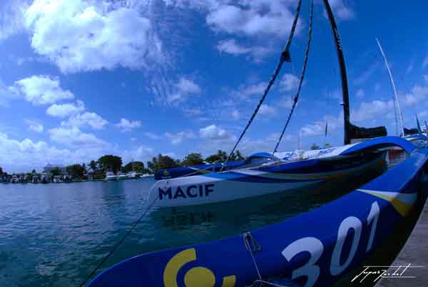 La Guadeloupe, François GABART, Trimaran MACIF, second de La Route du Rhum 2018